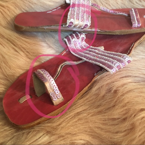 Sandals ~ Sequin Thongs - Picture 8 of 8